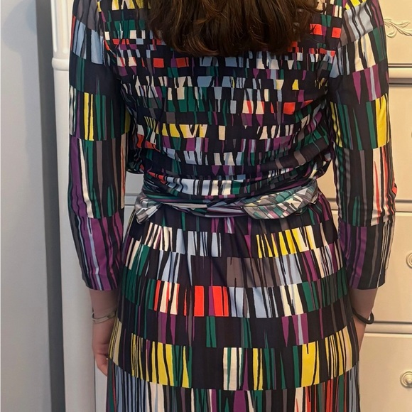 BCBGMaxAzria Colorful Striped Mini Dress - Picture 3 of 3